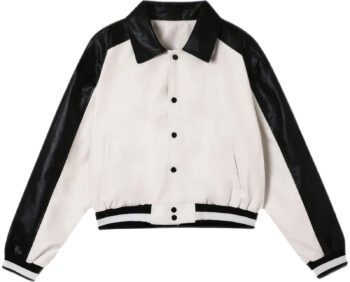 Men’s White & Black Genuine Sheepskin