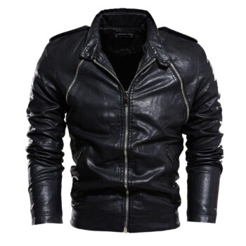 Men’s Black Genuine Sheepskin