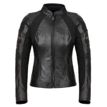 Women's Black Moto Leather Jacket