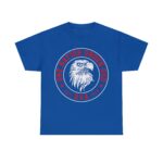 Motivational One Nation Under God National Emblem USA God Bless America American Pride Unisex Heavy Cotton T-Shirt