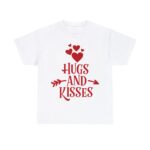 Hugs and Kisses Emotional Bond Affection Lovers Men's Classic Fit Cotton T-Shirt