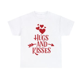 Hugs and Kisses Emotional Bond Affection Lovers Men's Classic Fit Cotton T-Shirt