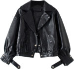 Women's Black Stylish Leather Jacket