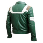 mrvirani2_mens_biker_leather_jacket_green_and_white_front-gigapixel-art-height-2000px