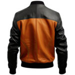 mrvirani2_mens_black_and_brown_Varsity_leather_jacket_front-gigapixel-art-height-2000px