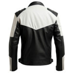mrvirani2_mens_black_and_light_grey_classic_biker_leather_jacke_front_