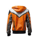 mrvirani2_mens_orange_and_grey_hooded_leather_jacket_front