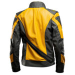 mrvirani2_mens_yellow_and_charcoal_grey_double_rider_jacket_front