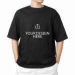 White oversized T-shirt Mockup